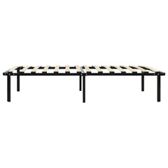 Bed Frame without Mattress Black Metal 90 x 200 cm