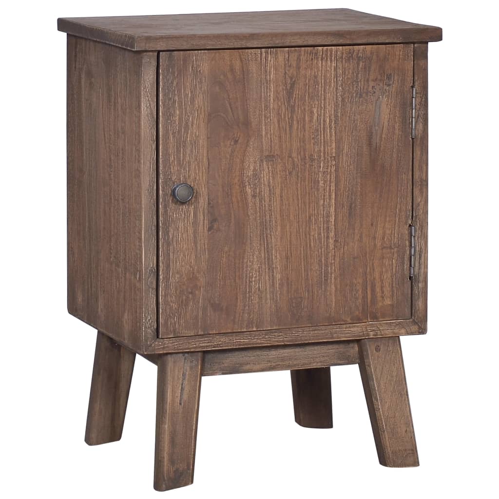 vidaXL Bedside Cabinet 40x30x53 cm Solid Teak Wood 1