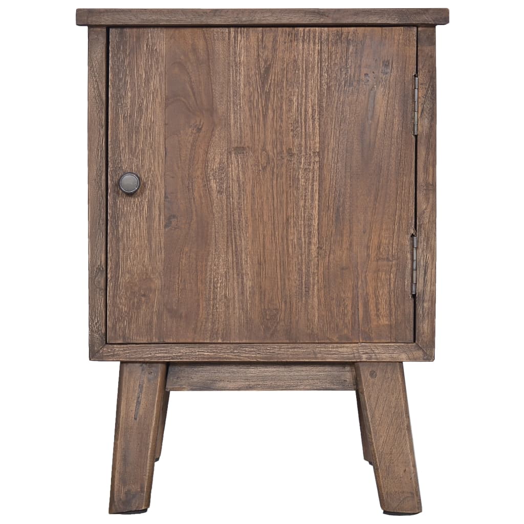 vidaXL Bedside Cabinet 40x30x53 cm Solid Teak Wood 2