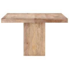 vidaXL Dining Table 120x120x77 cm Solid Mango Wood 3