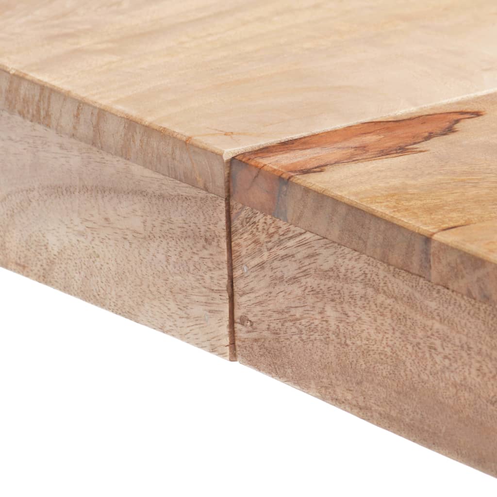 vidaXL Dining Table 120x120x77 cm Solid Mango Wood 4