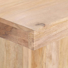 vidaXL Dining Table 120x120x77 cm Solid Mango Wood 5