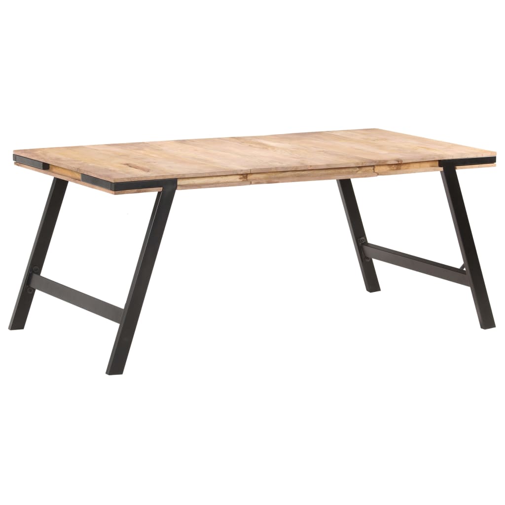 vidaXL Dining Table 180x90x76 cm Solid Mango Wood 1