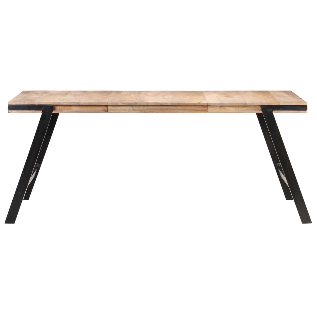 vidaXL Dining Table 180x90x76 cm Solid Mango Wood 2