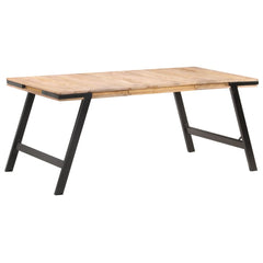 vidaXL Dining Table 180x90x76 cm Solid Mango Wood 6