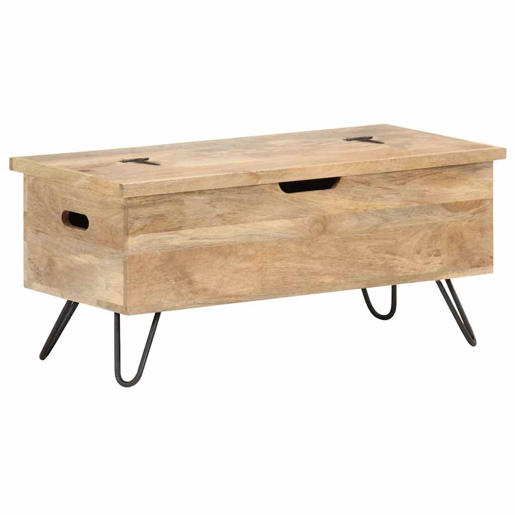 289635 vidaXL Chest 90x40x45 cm Solid Mango Wood 1