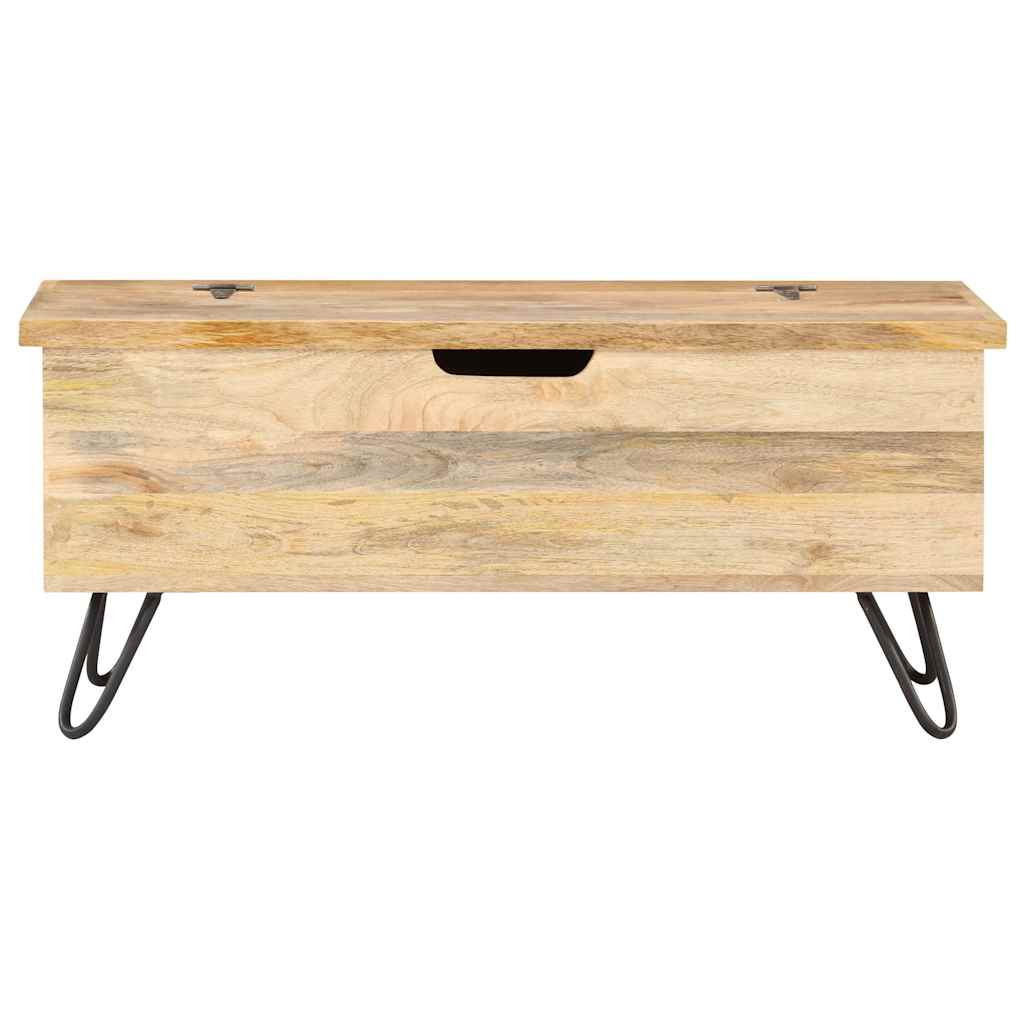 289635 vidaXL Chest 90x40x45 cm Solid Mango Wood 4