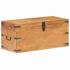 Chest 40x40x40 cm Solid Acacia Wood Dark brown 90 cm