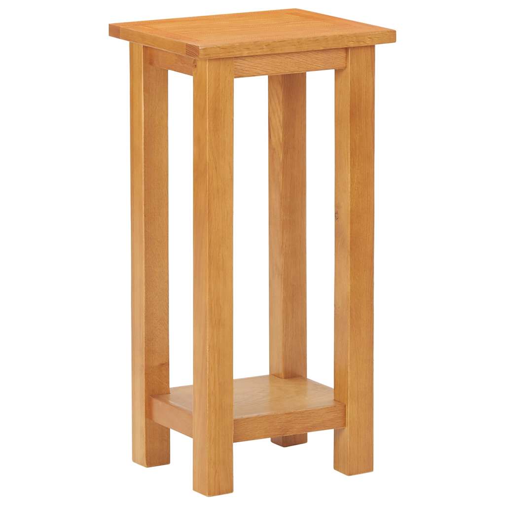 vidaXL Side Table | Natural Oak | Solid Oak Wood | Compact | Simplistic 1