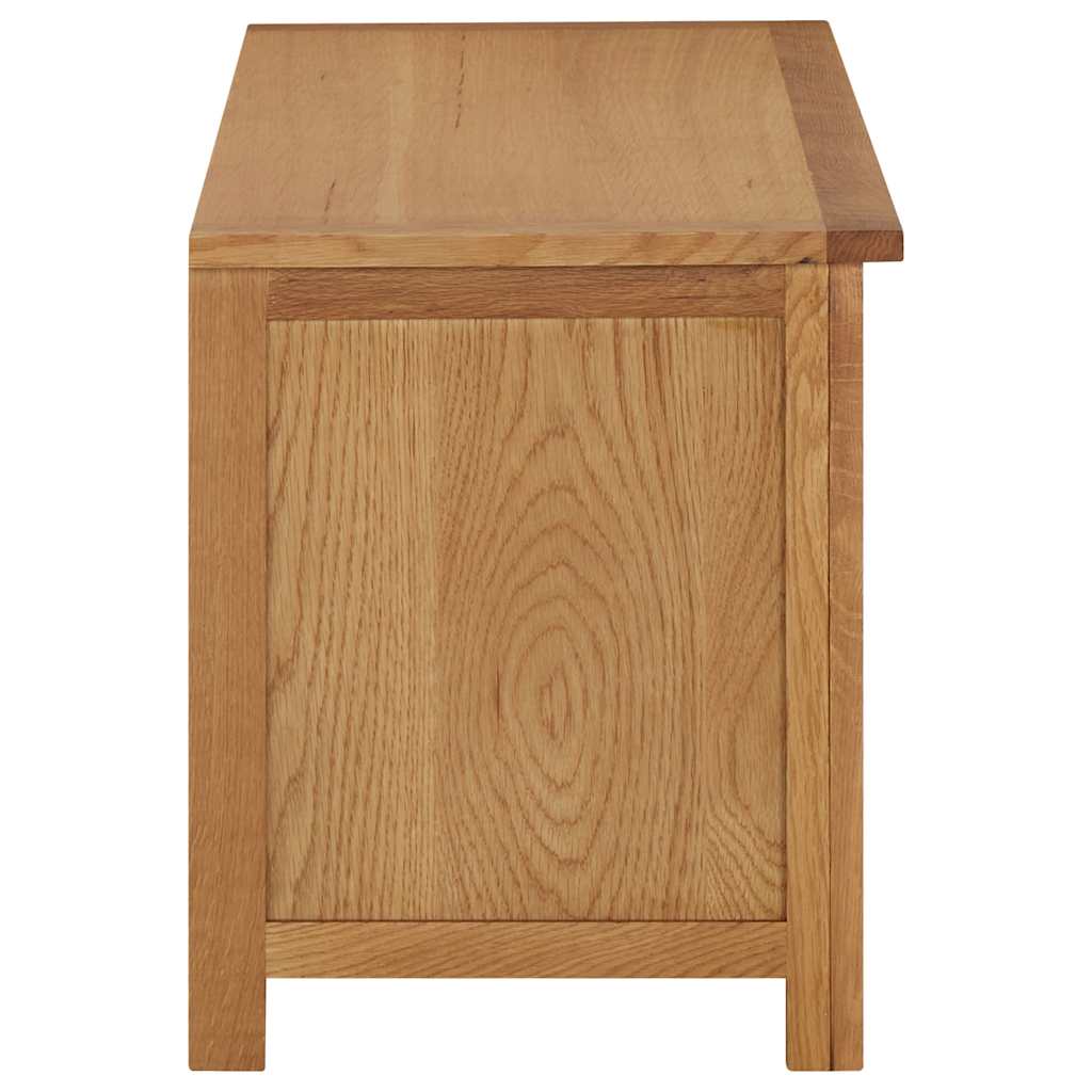 vidaXL Shoe Rack | Natural Oak | Solid Oak Wood, MDF | Medium | Shoe Rack 3