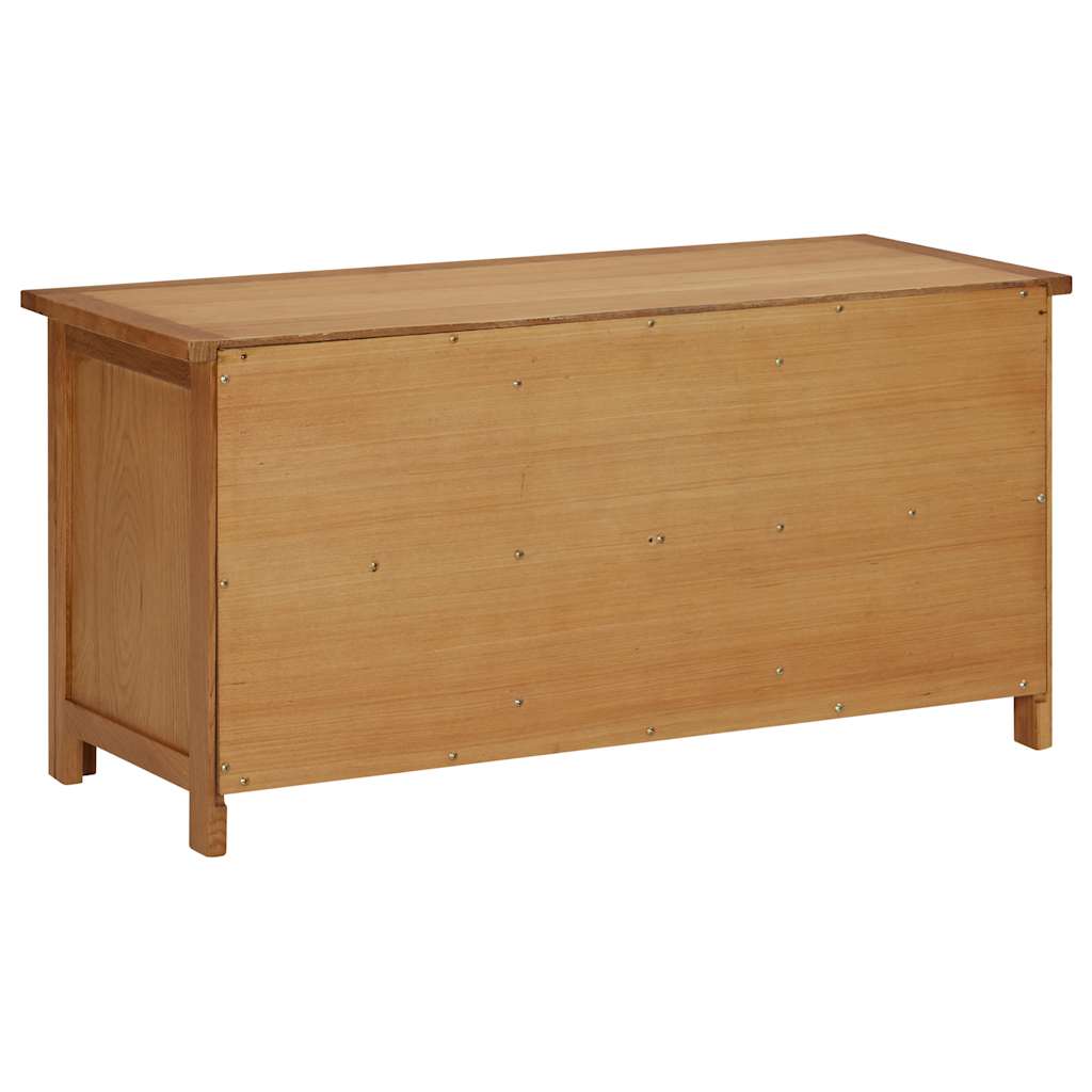 vidaXL Shoe Rack | Natural Oak | Solid Oak Wood, MDF | Medium | Shoe Rack 4