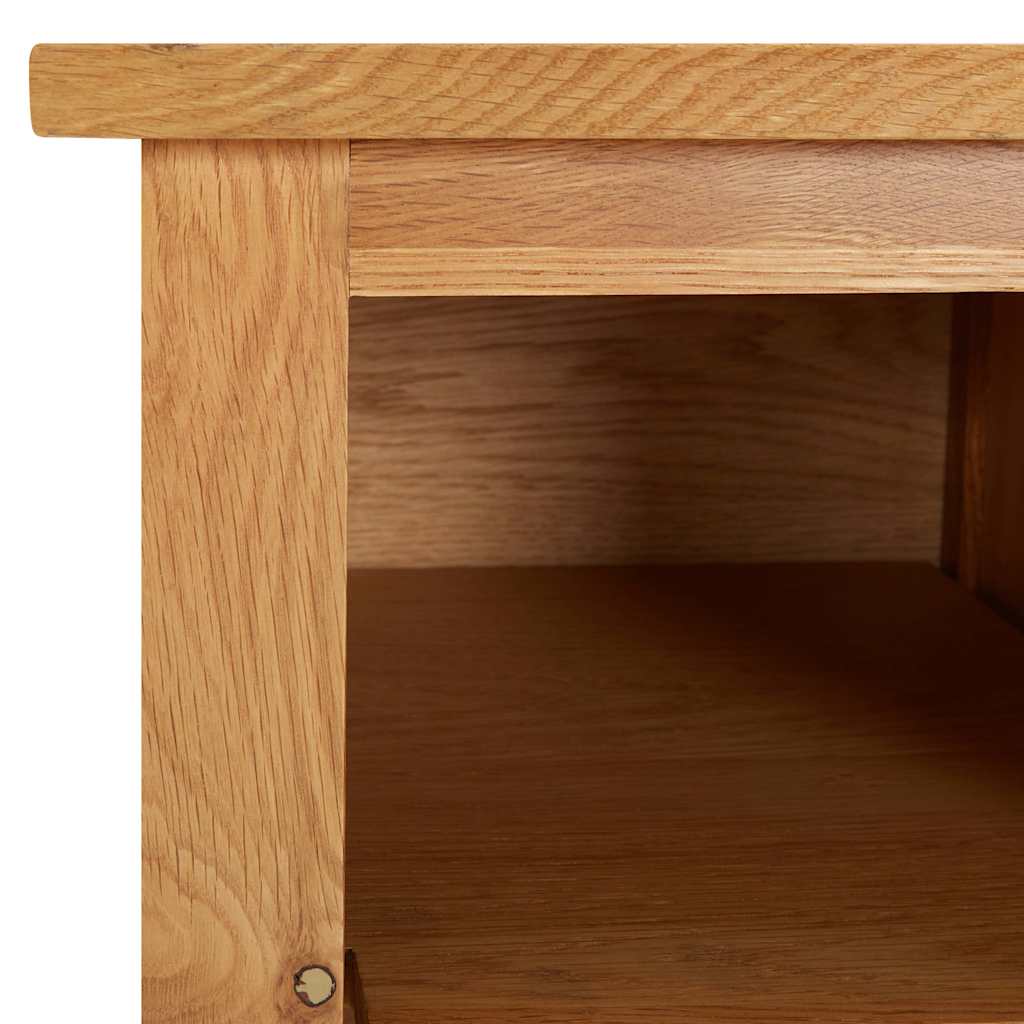 vidaXL Shoe Rack | Natural Oak | Solid Oak Wood, MDF | Medium | Shoe Rack 5