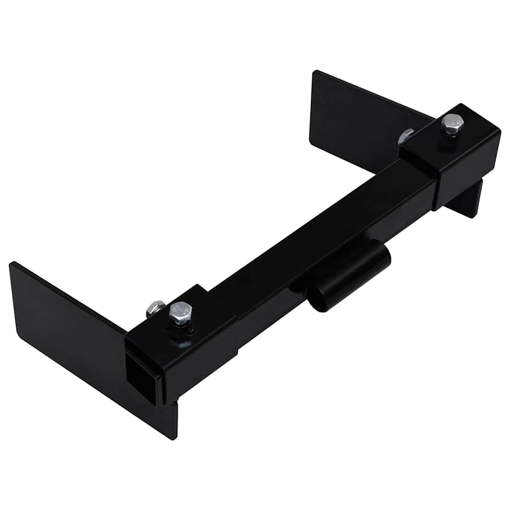 vidaXL Snow Plow Adapter | Black | Steel | Medium | Adjustable Armrests 1