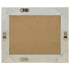 vidaXL Wall Mirror | Silver | Wood, glass, engineered wood | 50 x 40 cm 3