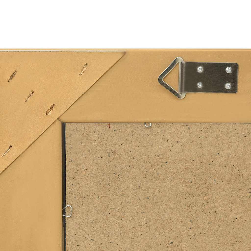 vidaXL Wall Mirror | Gold | Wood, glass, engineered wood | Medium 5