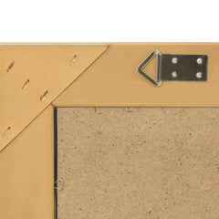 vidaXL Wall Mirror | Gold | Wood, glass, engineered wood | 50 x 80 cm 5