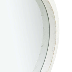 vidaXL Wall Mirror | White and brown 3