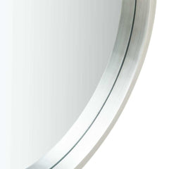 vidaXL Wall Mirror | Silver and brown 4