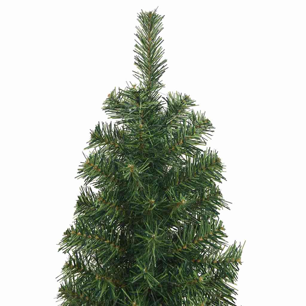 vidaXL Slim Artificial Christmas Tree with Stand Green 180 cm PVC 4
