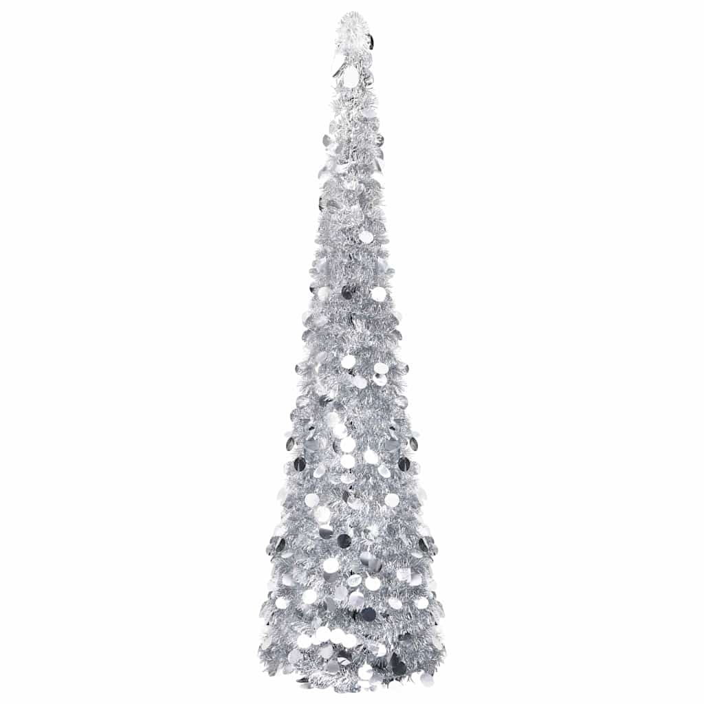 Artificial Christmas Trees PET Silver