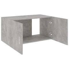 vidaXL Wall Mounted Cabinet | Concrete Grey | Engineered wood 4
