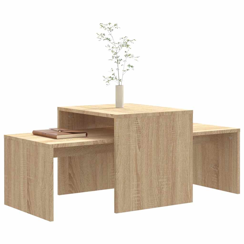 vidaXL Table | Sonoma Oak | Engineered wood | Standard | Stackable | Table 3