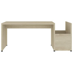 vidaXL Coffee Table | Sonoma oak | Engineered wood | Medium | Coffee Table 4