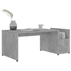 vidaXL Coffee Table | Concrete Grey | Engineered Wood | Medium | Coffee Table 3