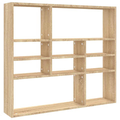 vidaXL Wall Shelf | Sonoma oak | Engineered wood | Medium | Wall mounting 2