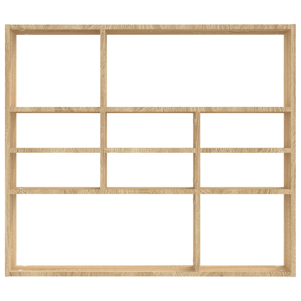 vidaXL Wall Shelf | Sonoma oak | Engineered wood | Medium | Wall mounting 4
