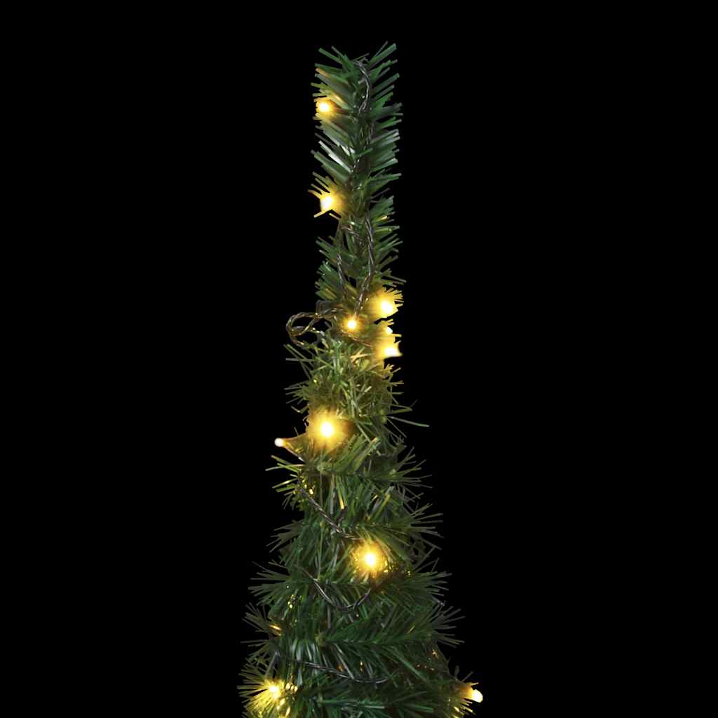 Artificial Christmas Tree Pop-up 50 LEDs Green 120 cm 180 cm 60 cm