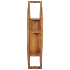 320772 vidaXL Yin Yang Wall Shelf 100x20x100 cm Solid Teak Wood 4