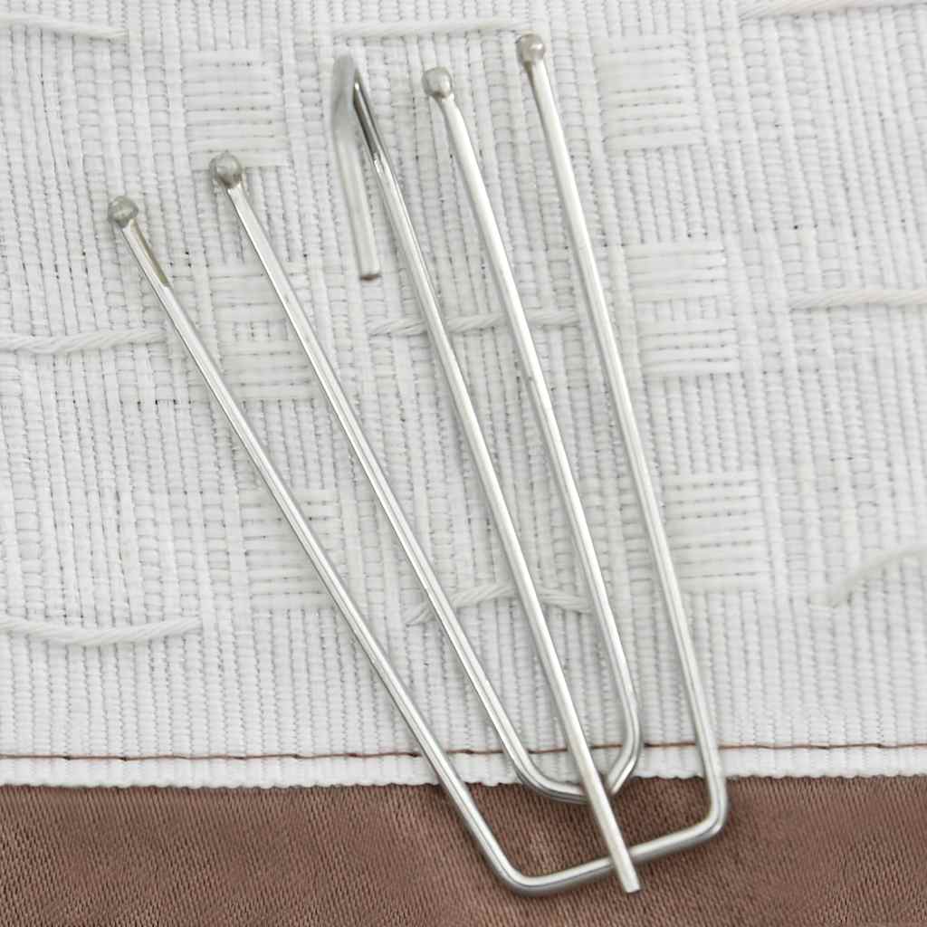 vidaXL Linen-Look Blackout Curtains with Hooks 2 pcs Taupe 140x175 cm 3
