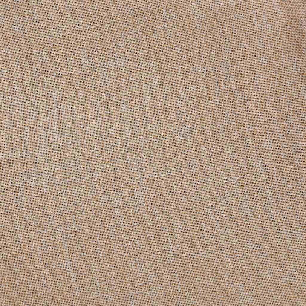vidaXL Linen-Look Blackout Curtains with Grommets 2pcs Beige 140x175cm 4