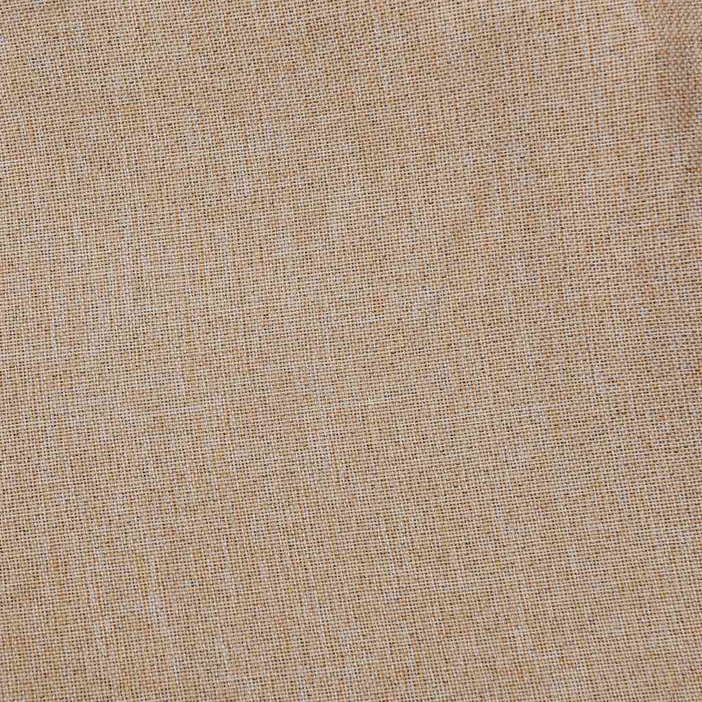 vidaXL Linen-Look Blackout Curtains with Grommets 2pcs Beige 140x225cm 4