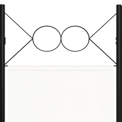 320711 vidaXL 6-Panel Room Divider White 240x180 cm 5
