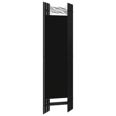 320714 vidaXL 6-Panel Room Divider Black 240x180 cm 4