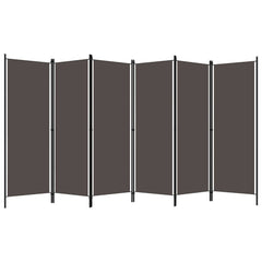 320729 vidaXL 6-Panel Room Divider Anthracite 300x180 cm 2