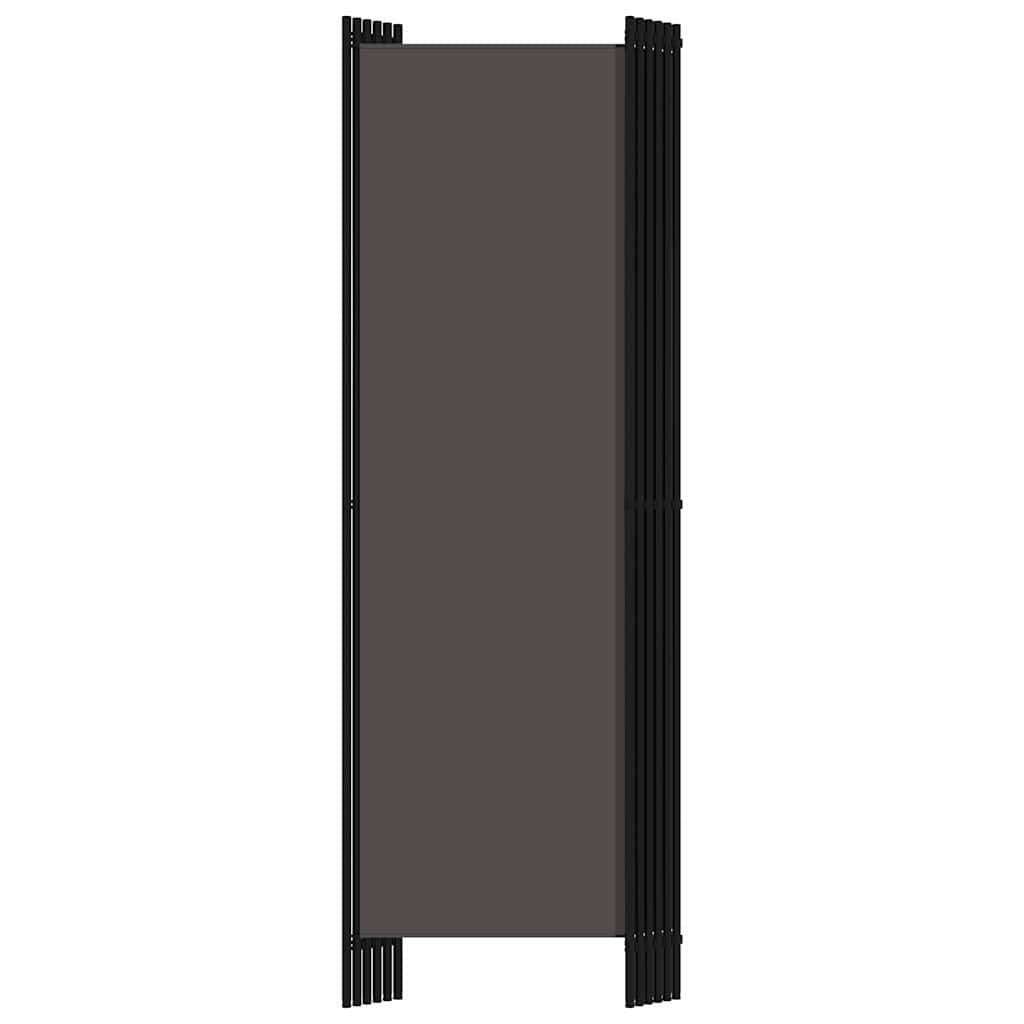 320729 vidaXL 6-Panel Room Divider Anthracite 300x180 cm 4