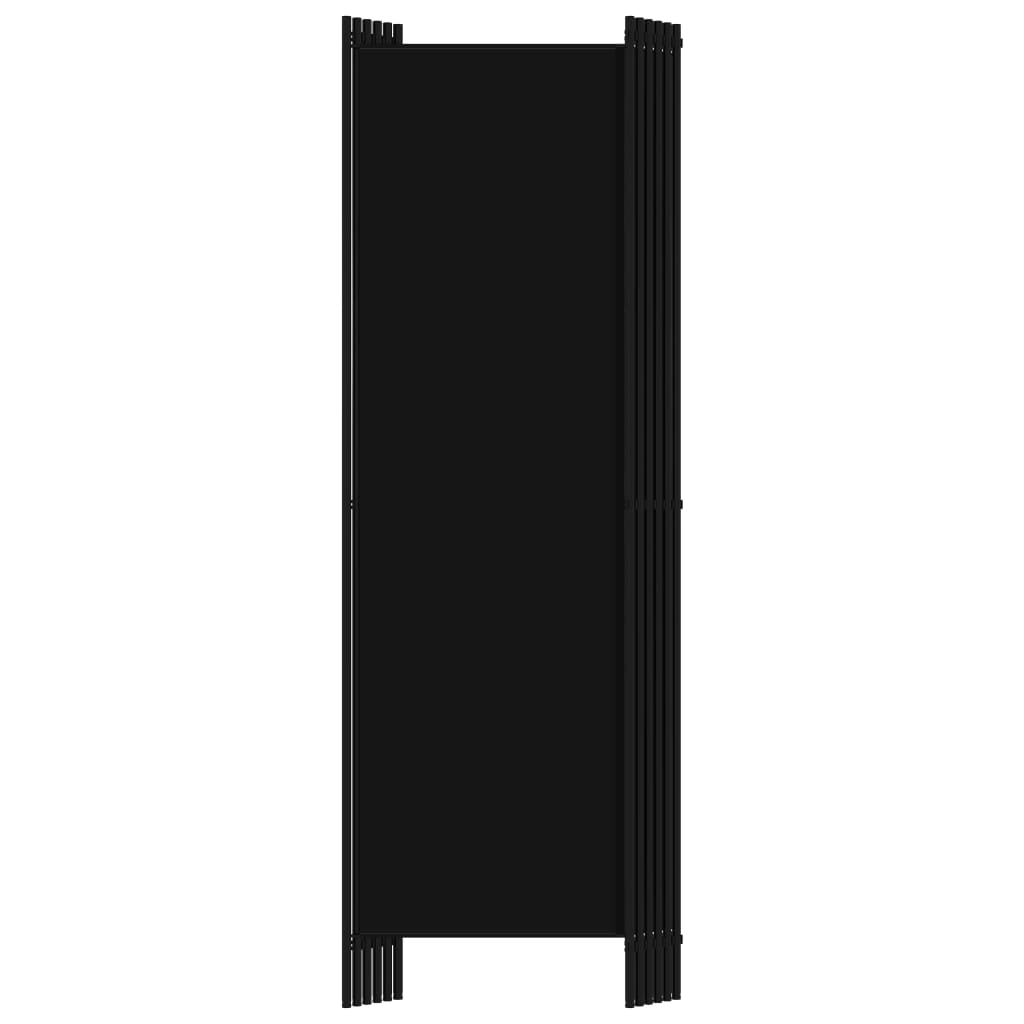 320730 vidaXL 6-Panel Room Divider Black 300x180 cm 4