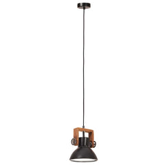 vidaXL Hanging Lamp | Black | Iron | 19 cm diameter | Hanging Lamp | Round 4