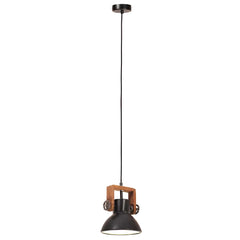 vidaXL Hanging Lamp | Black | Iron | 19 cm diameter | Hanging Lamp | Round 5