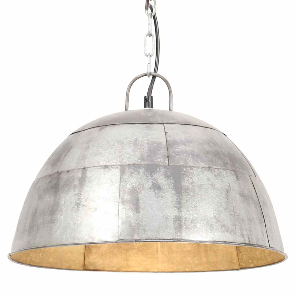 vidaXL Hanging Lamp | Silver | Iron with silver coat finish | Medium 1