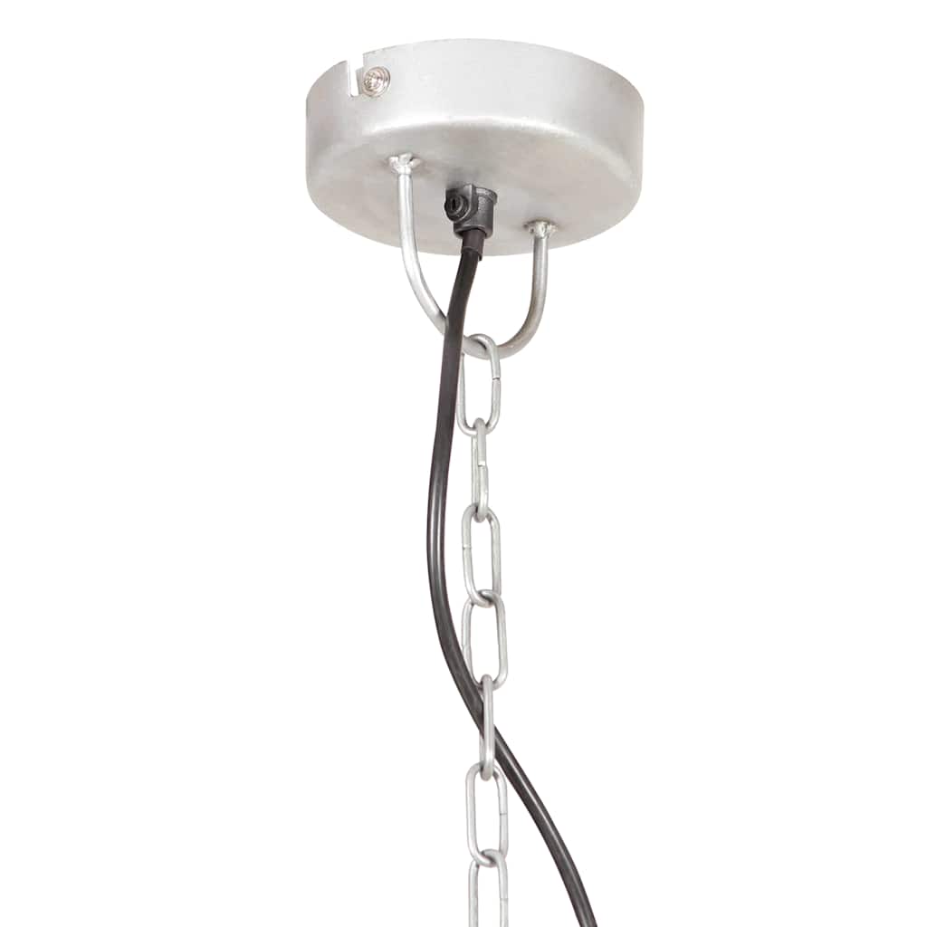 vidaXL Hanging Lamp | Silver | Iron with silver coat finish | Medium 5