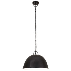 vidaXL Hanging Lamp | Black | Iron | Medium | Hanging Lamp | Round | Industrial 3