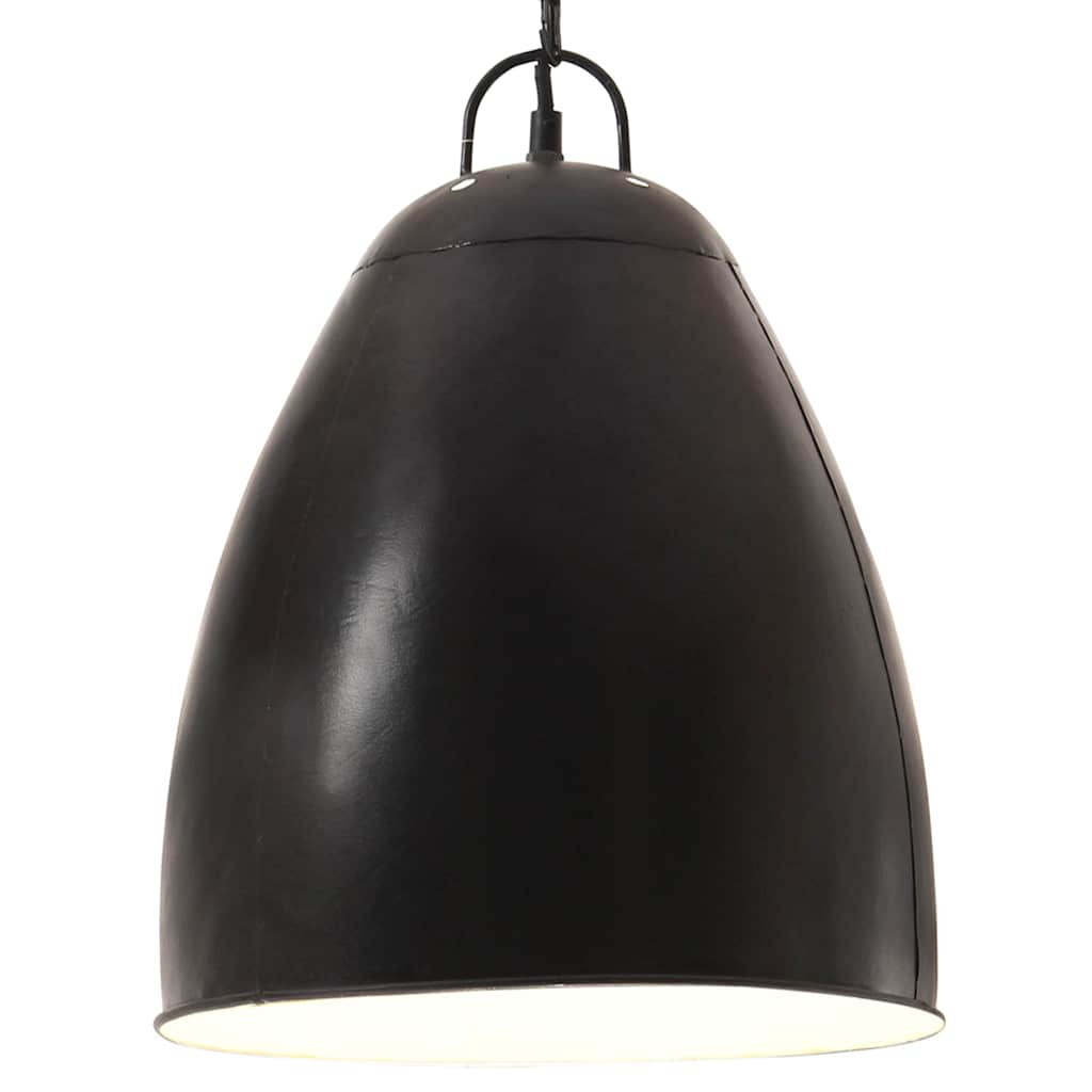 vidaXL Hanging Lamp | Black | Iron with black coating | Medium | Industrial 1