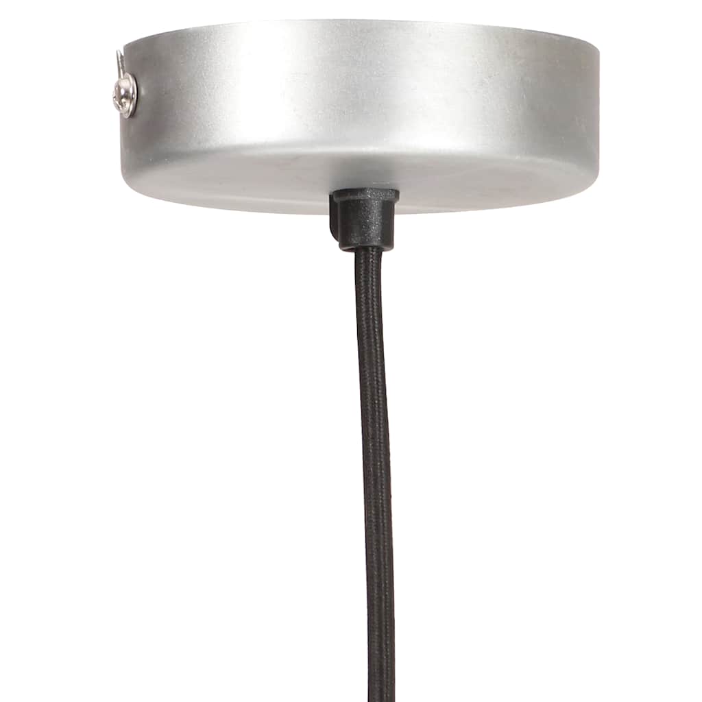 vidaXL Hanging Lamp | Silver | Iron with silver coating | Medium | Industrial 5