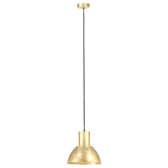 vidaXL Hanging Lamp 25 W Brass Round 28.5 cm E27 3