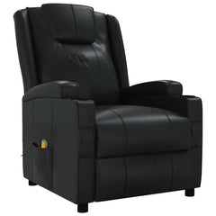 Massage Chair Faux Leather black