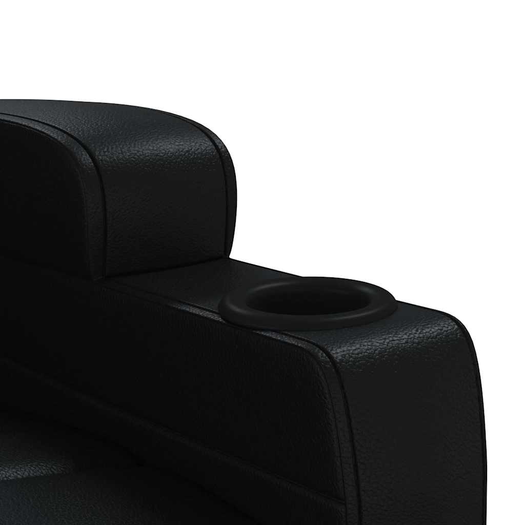 Massage Chair Faux Leather black